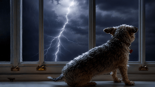 Cómo calmar a un perro durante tormentas y truenos - Dognity