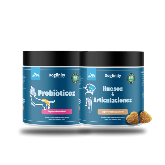 Combo Total - Probióticos - Huesos y Articulaciones - Suplementos Para Perros - Dogfinity