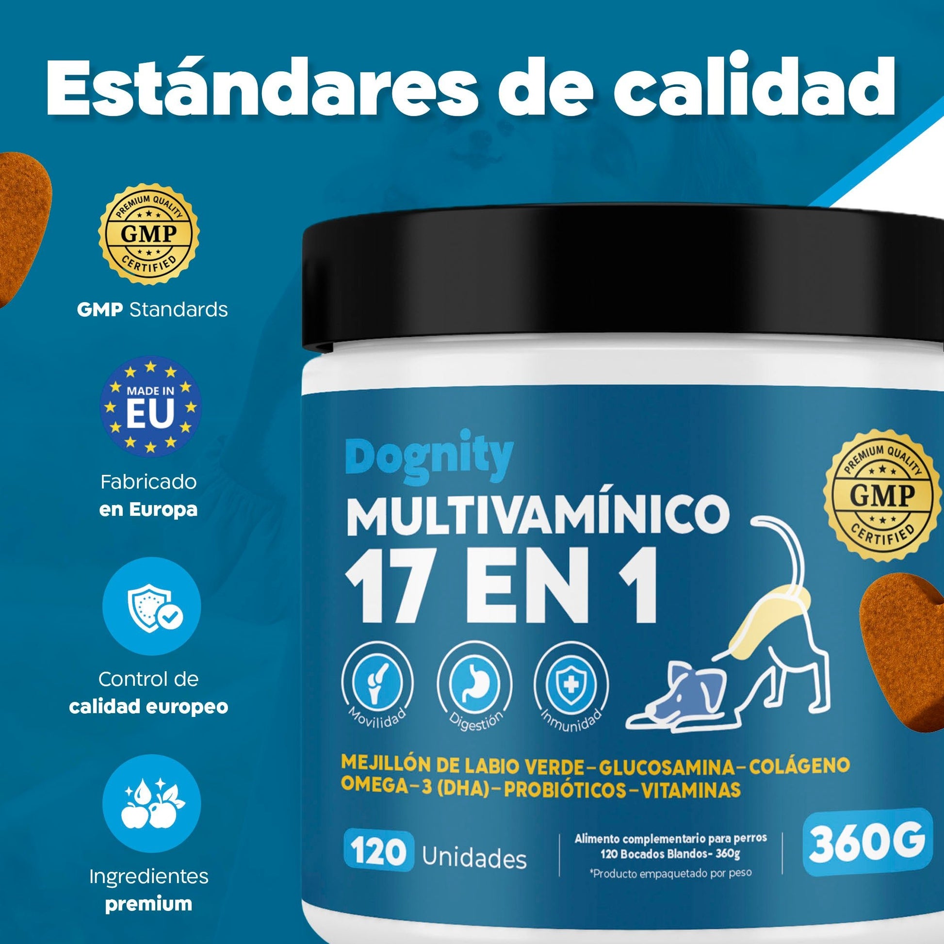 Suplemento 17 en 1 para Perros – Complejo Multivitamínico Total | Dognity - Dogfinity