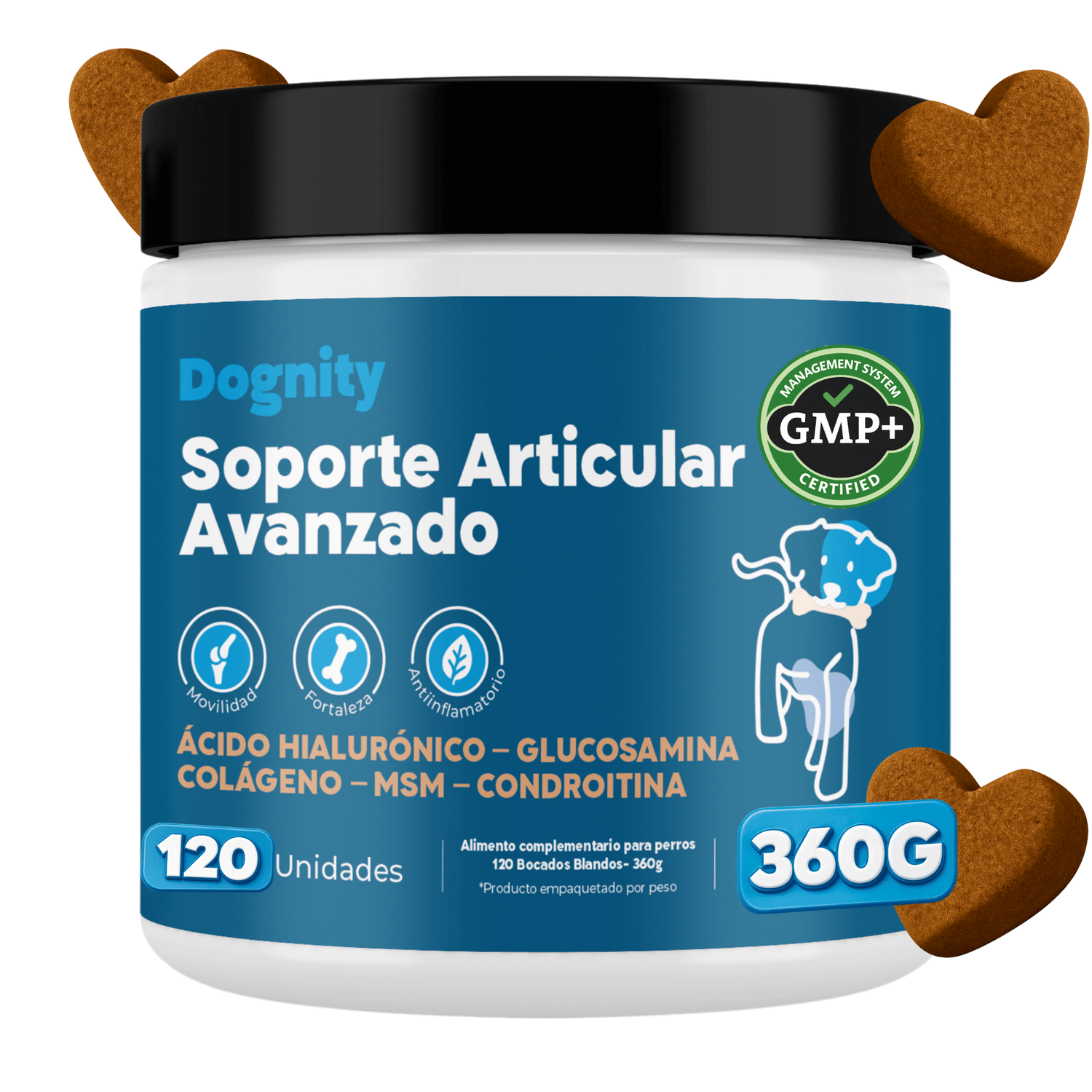 Suplemento Condroprotector para Perros – Huesosy Articulaciones, Glucosamina | Dognity - Dogfinity